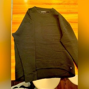 Nobull quilted crew high-lo sweatshirt